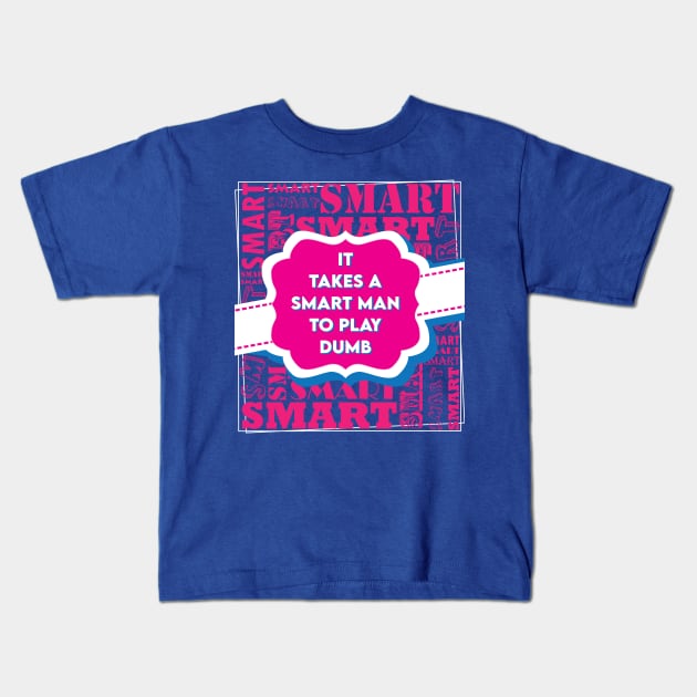 Smart Man Kids T-Shirt by Hansomu-kun